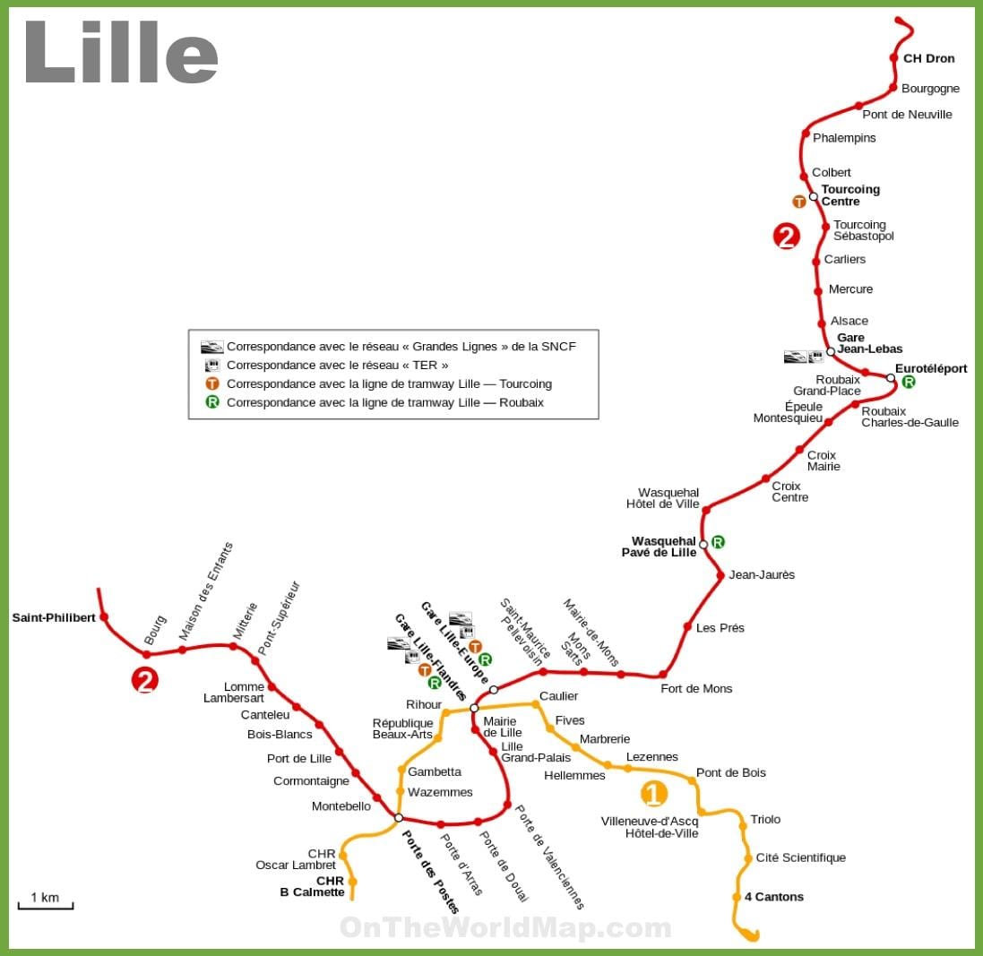 Lille metro kaart pdf
